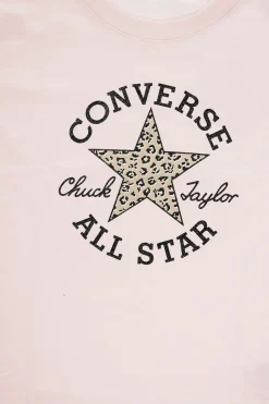 Hot ALL STAR CHUCK TAYLOR T-Shirt Girocollo con Logo Stampato Abbigliamento