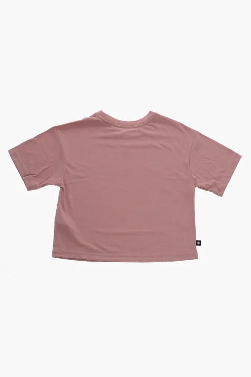 New ALL STAR CHUCK TAYLOR T-shirt Girocollo in Tinta Unita con Logo Abbigliamento