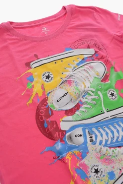 Clearance ALL STAR CHUCK TAYLOR T-shirt Girocollo Stampata Abbigliamento