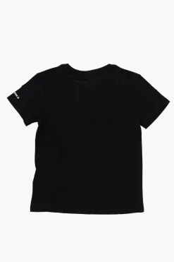 New ALL STAR CHUCK TAYLOR T-Shirt Girocollo in Tinta Unita con Logo a Contrasto Abbigliamento
