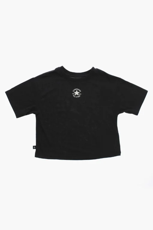 ALL STAR CHUCK TAYLOR T-shirt Girocollo in Tinta Unita con Logo>Converse KIDS Best