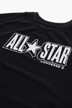 ALL STAR CHUCK TAYLOR T-shirt Girocollo BOXY FIT Con Maxi Logo a Contrasto>Converse KIDS Outlet