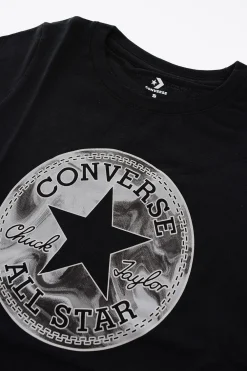 Discount ALL STAR CHUCK TAYLOR T-shirt Girocollo con Stampa Logo Frontale Abbigliamento