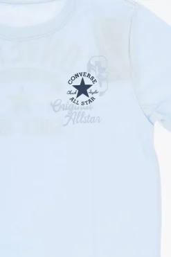 ALL STAR CHUCK TAYLOR T-shirt Girocollo con Maxi Stampa Logo sul Retro>Converse KIDS Discount