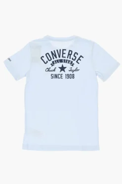 ALL STAR CHUCK TAYLOR T-shirt Girocollo con Maxi Stampa Logo sul Retro></noscript>Converse KIDS Discount