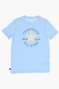 ALL STAR CHUCK TAYLOR T-Shirt Girocollo con Maxi Logo Stampato>Converse KIDS Outlet