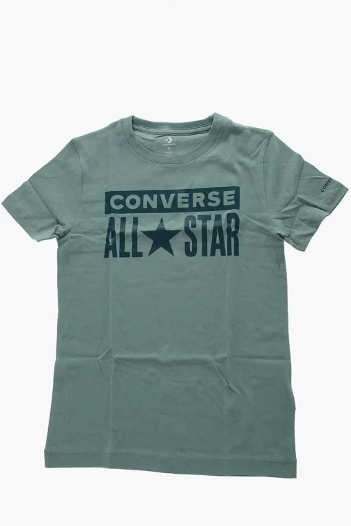 ALL STAR CHUCK TAYLOR T-Shirt Girocollo con Logo Stampato>Converse KIDS Best