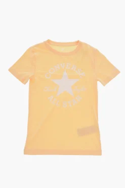 ALL STAR CHUCK TAYLOR T-Shirt Girocollo con Maxi Logo Stampato>Converse KIDS Clearance