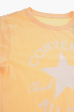 ALL STAR CHUCK TAYLOR T-Shirt Girocollo con Maxi Logo Stampato>Converse KIDS Clearance