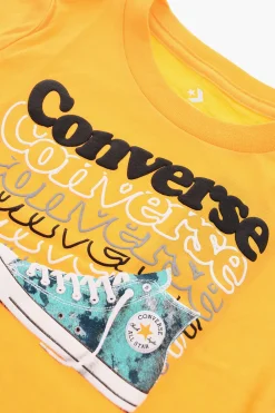 Online ALL STAR CHUCK TAYLOR T-Shirt Girocollo Stampata Bambino Abbigliamento