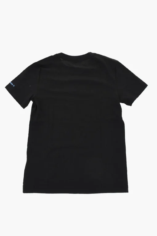 ALL STAR CHUCK TAYLOR T-Shirt Girocollo in Tinta Unita con Logo Stampato>Converse KIDS Clearance