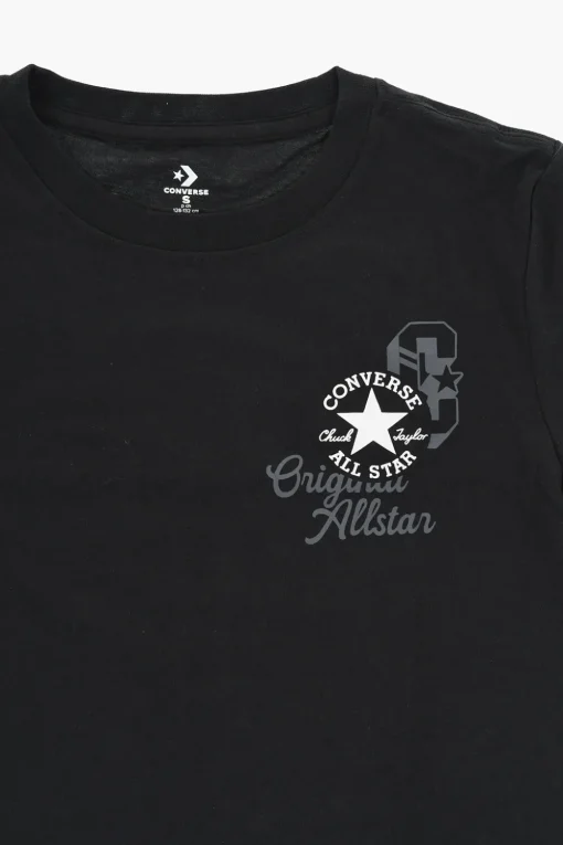 ALL STAR CHUCK TAYLOR T-Shirt Girocollo in Tinta Unita Stampata>Converse KIDS Hot