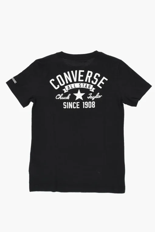 ALL STAR CHUCK TAYLOR T-Shirt Girocollo in Tinta Unita Stampata>Converse KIDS Hot