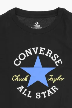 New ALL STAR CHUCK TAYLOR T-shirt Girocollo con Stampa Frontale Bambino Abbigliamento