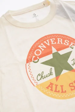 ALL STAR CHUCK TAYLOR T-Shirt Girocollo con Maxi Logo Stampato>Converse KIDS Discount