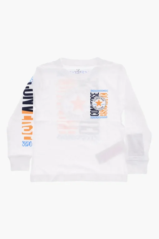 Online ALL STAR CHUCK TAYLOR t-shirt stampata a manica lunga Bambino Abbigliamento