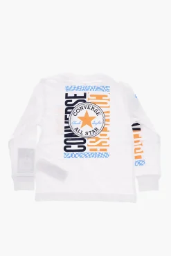Online ALL STAR CHUCK TAYLOR t-shirt stampata a manica lunga Bambino Abbigliamento