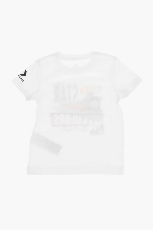 New ALL STAR CHUCK TAYLOR T-shirt girocollo con stampa sul fronte Bambino Abbigliamento
