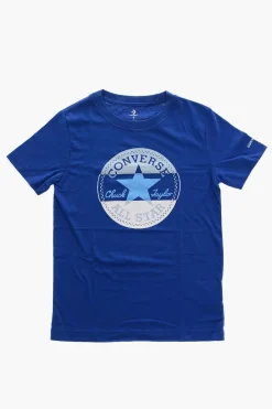 Discount ALL STAR CHUCK TAYLOR T-Shirt Girocollo con Maxi Logo Stampato Bambino Abbigliamento
