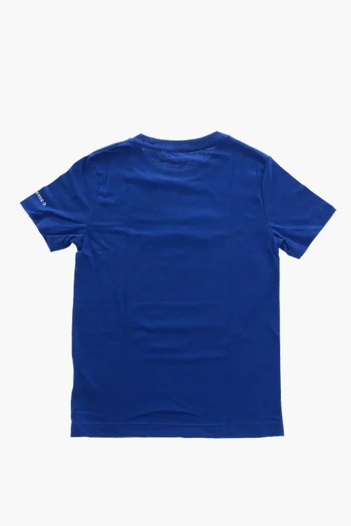 Discount ALL STAR CHUCK TAYLOR T-Shirt Girocollo con Maxi Logo Stampato Bambino Abbigliamento