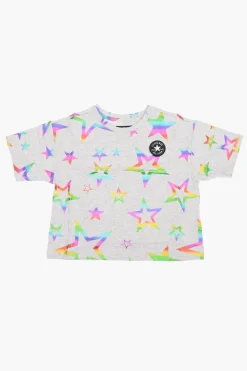 New ALL STAR CHUCK TAYLOR T-shirt Stampa Stelle Abbigliamento