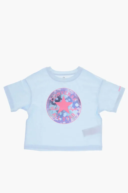 Online ALL STAR CHUCK TAYLOR T-Shirt Girocollo con Maxi Logo Stampato Abbigliamento