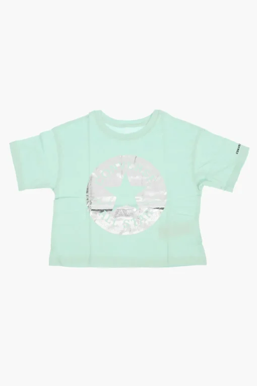 ALL STAR CHUCK TAYLOR t-shirt girocollo con stampa lucida>Converse KIDS Hot