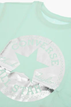 ALL STAR CHUCK TAYLOR t-shirt girocollo con stampa lucida>Converse KIDS Hot