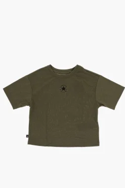 ALL STAR CHUCK TAYLOR T-Shirt Girocollo Boxy Fit in Tinta Unita>Converse KIDS Online