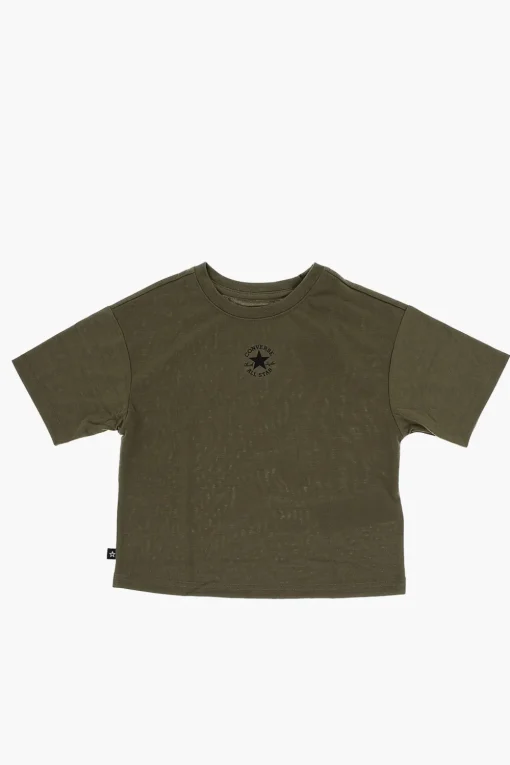 ALL STAR CHUCK TAYLOR T-Shirt Girocollo Boxy Fit in Tinta Unita>Converse KIDS Online
