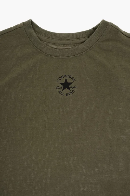 ALL STAR CHUCK TAYLOR T-Shirt Girocollo Boxy Fit in Tinta Unita>Converse KIDS Online