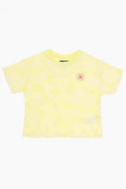ALL STAR CHUCK TAYLOR T-shirt Girocollo in Jacquard Florale>Converse KIDS Discount