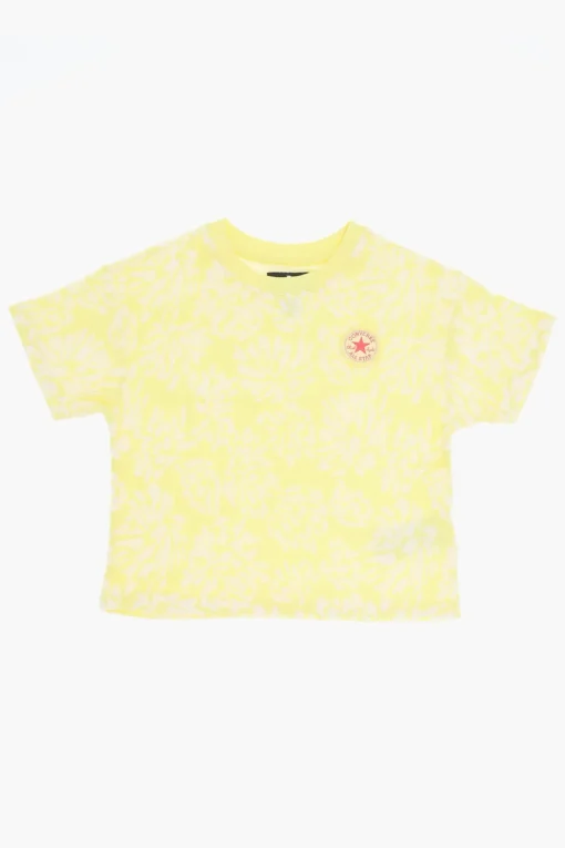 ALL STAR CHUCK TAYLOR T-shirt Girocollo in Jacquard Florale>Converse KIDS Discount