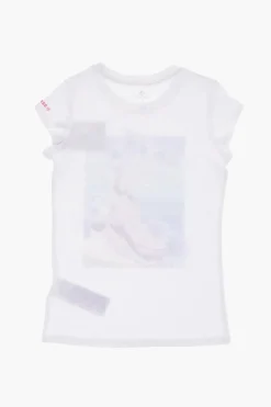 Fashion ALL STAR CHUCK TAYLOR T-Shirt Girocollo Stampata sul Fronte Abbigliamento