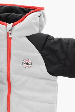 ALL STAR CHUCK TAYLOR Tuta da Neve Imbottita con Cappuccio>Converse KIDS New