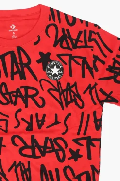 Clearance ALL STAR CHUCK T-shirt Girocollo Stampata All Over Bambino Abbigliamento