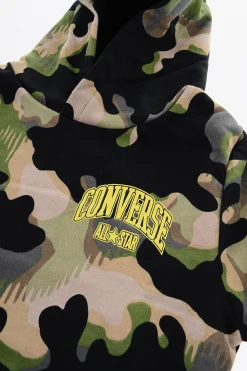 Online ALL STAR Felpa Camouflage in Cotone Garzato con Cappuccio Bambino Abbigliamento