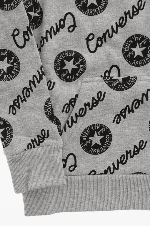 Hot ALL STAR Felpa con Logo e Cappuccio Bambino Abbigliamento