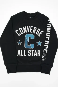Hot ALL STAR felpa girocollo ricamata Bambino Abbigliamento