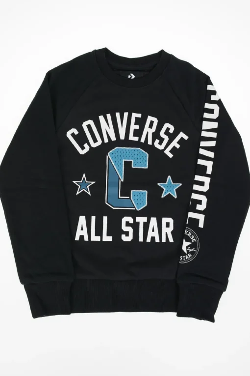 Hot ALL STAR felpa girocollo ricamata Bambino Abbigliamento