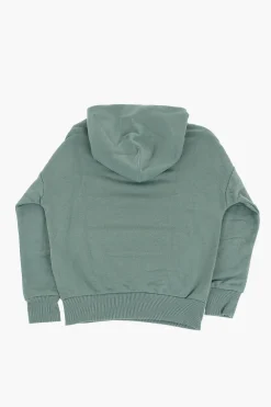 Fashion ALL STAR Felpa in Cotone Garzato con Cappuccio Bambino Abbigliamento