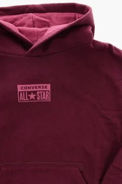 Best ALL STAR Felpa in Cotone Garzato con Maxi Tasca a Toppa Bambino Abbigliamento