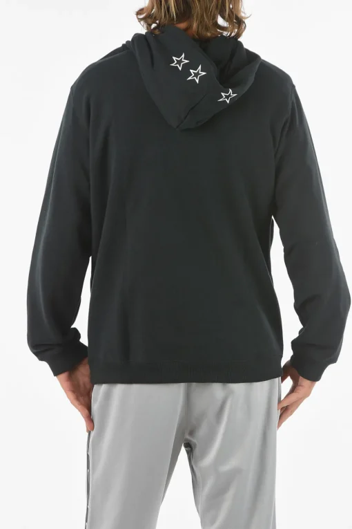 Clearance ALL STAR Felpa Standard Fit Con Cappuccio e Stampa Logo Uomo Felpe