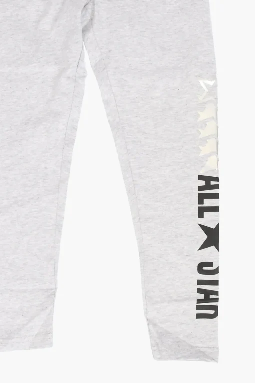 Sale ALL STAR Leggings Stampati in Cotone Stretch Abbigliamento