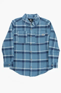 ALL STAR Overshirt LIFESTYLE In Flanella a Quadri Plaid>Converse KIDS Clearance