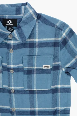 ALL STAR Overshirt LIFESTYLE In Flanella a Quadri Plaid>Converse KIDS Clearance