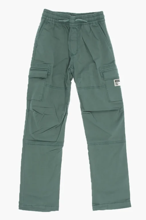 ALL STAR Pantaloni Cargo in Cotone Stretch con Elastico in Vita>Converse KIDS Outlet