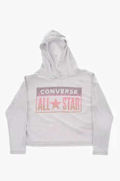 ALL STAR Set T-shirt con Cappuccio e Leggings con Glitter in Rilievo>Converse KIDS Sale