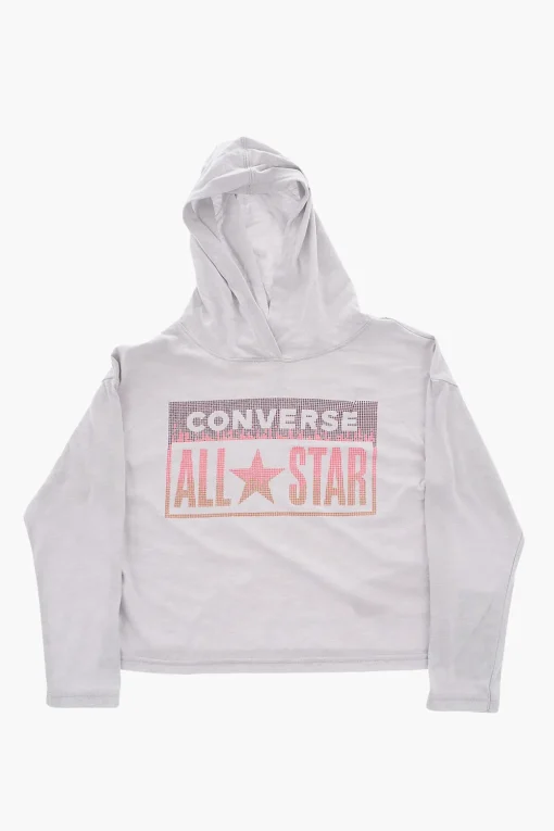 ALL STAR Set T-shirt con Cappuccio e Leggings con Glitter in Rilievo>Converse KIDS Sale