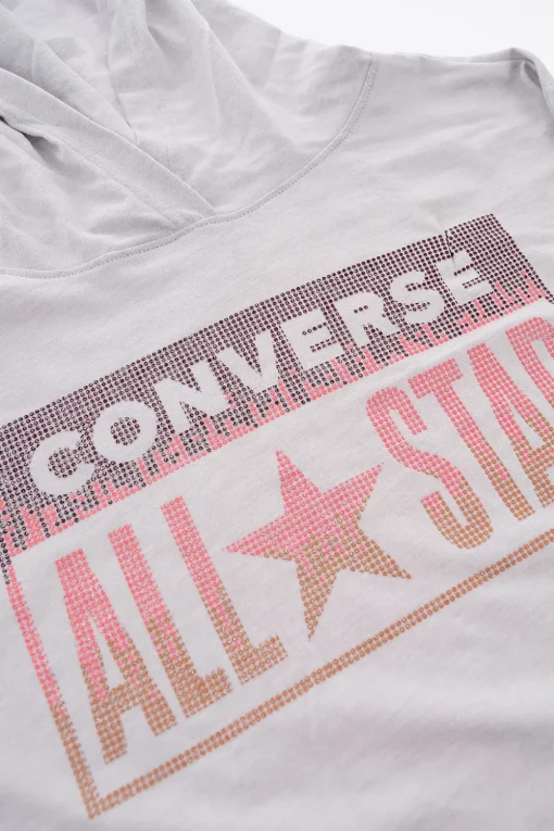 ALL STAR Set T-shirt con Cappuccio e Leggings con Glitter in Rilievo>Converse KIDS Sale